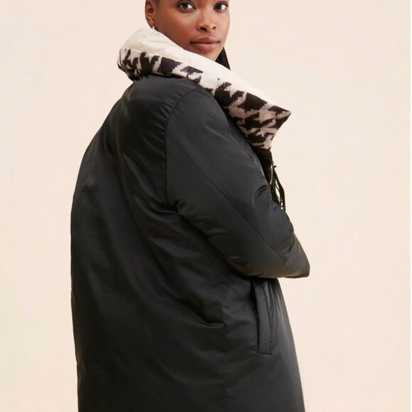 Bernie Mixed Print Puffer - Picture 3 of 9